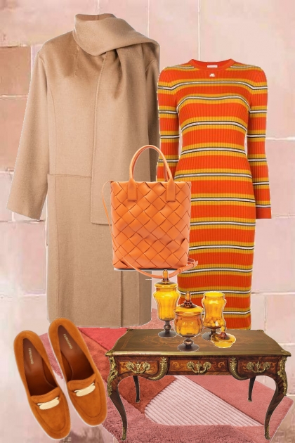 Brown orange- Fashion set