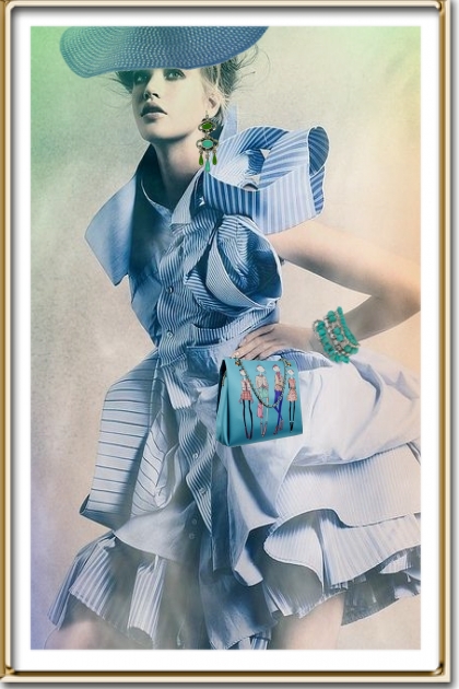 Extravagant blue- Combinazione di moda