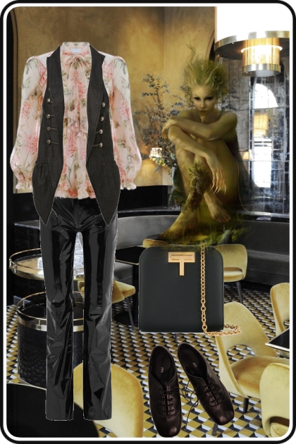 Outfit with a waistcoat- Fashion set