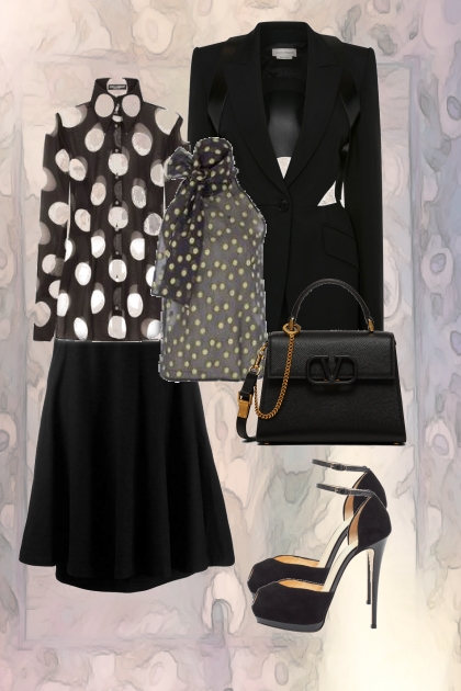 Classical polka dot- Combinaciónde moda