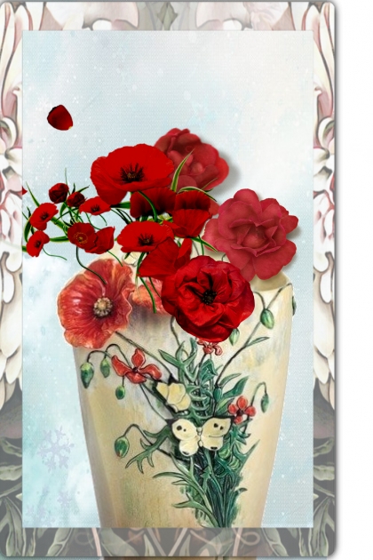 Poppy vase- Модное сочетание