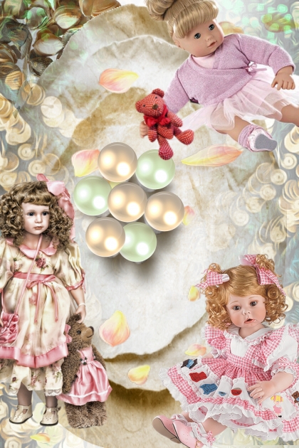 Dolls and pearls- Combinaciónde moda