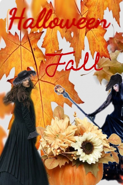 Halloween. Fall- combinação de moda