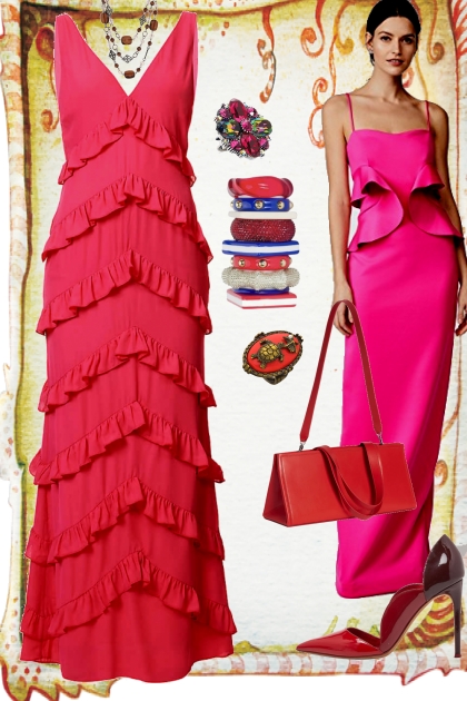 Magenta pink 22- Fashion set