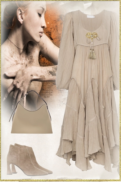 Boho in beige- 搭配