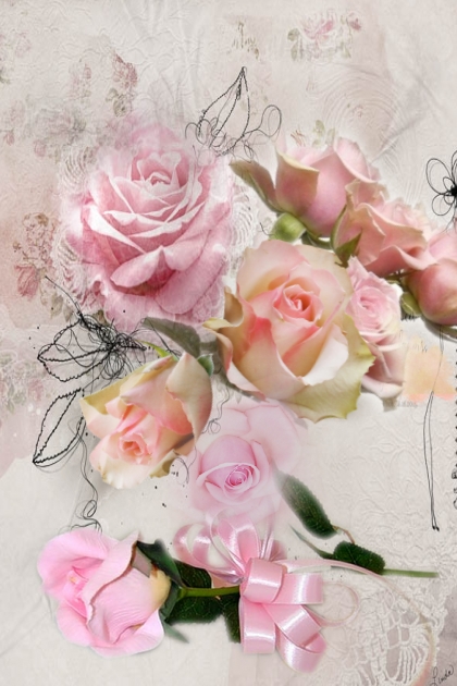 Pink roses 554