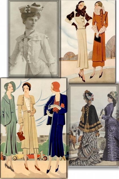 Fashion history- combinação de moda