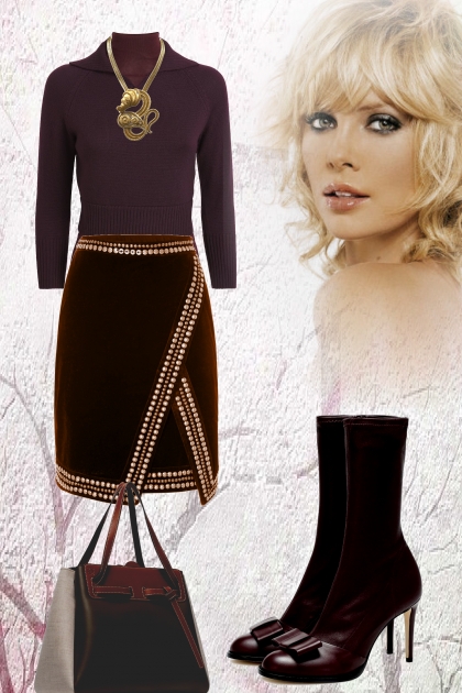 Elegant chocolate- Fashion set