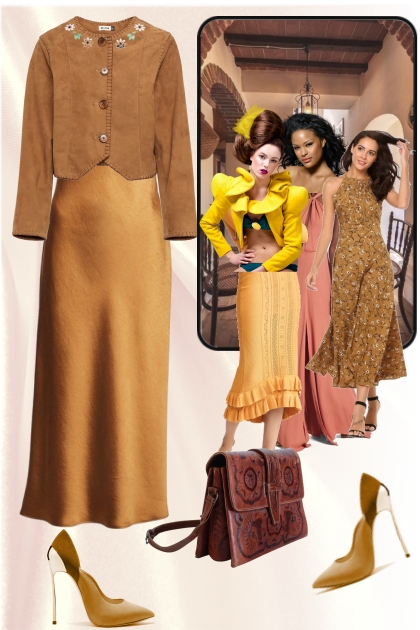 All shades of brown- Combinaciónde moda