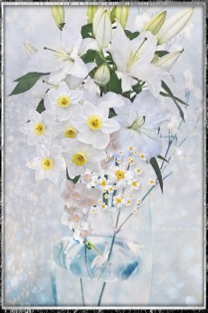 White flowers 21- Modekombination