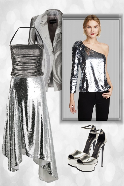 Silver outfit 21- Fashion set