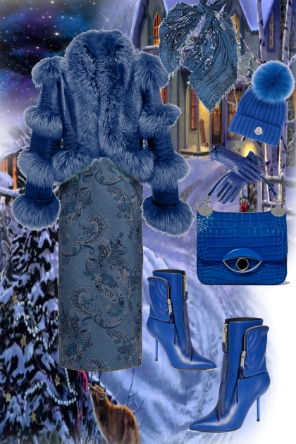 Blue furs- Fashion set