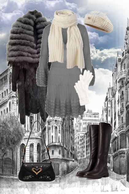 Fur coat 23- Combinazione di moda