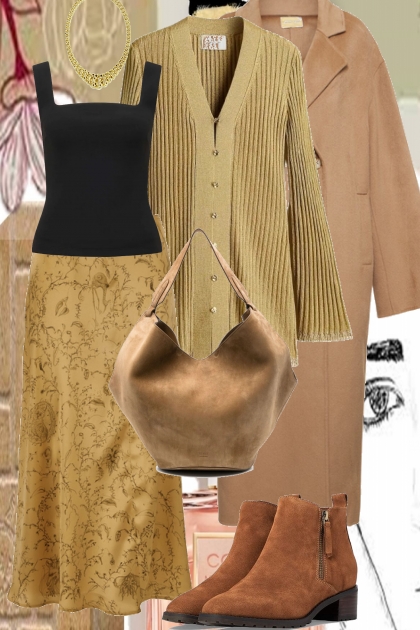 Outfit in brown- Kreacja