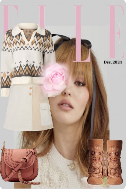 Elle December 24- コーディネート