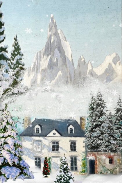 Cottage in the mountains- Kreacja