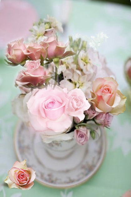 Sweet pink roses