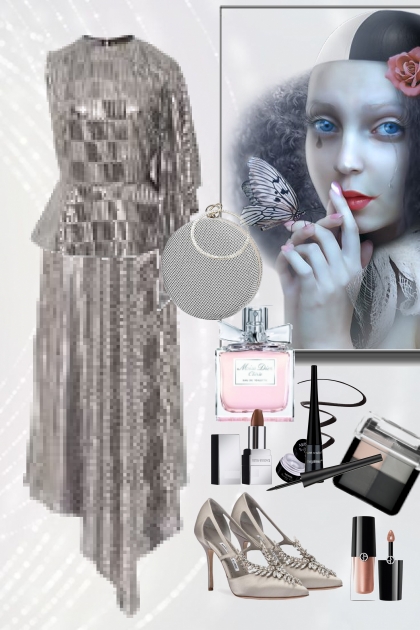 Silvery image- Fashion set