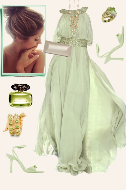 Green tea colour- Fashion set