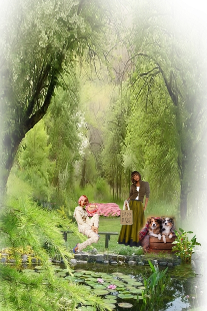 Picnic by the pond- Combinazione di moda