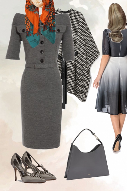 Glamorous grey 3- Combinazione di moda