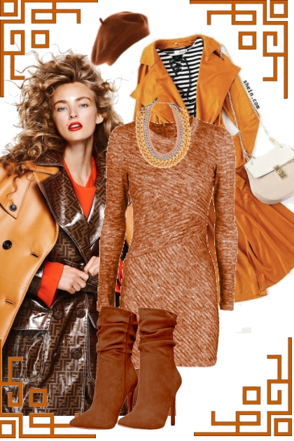 Merry orange- Combinazione di moda