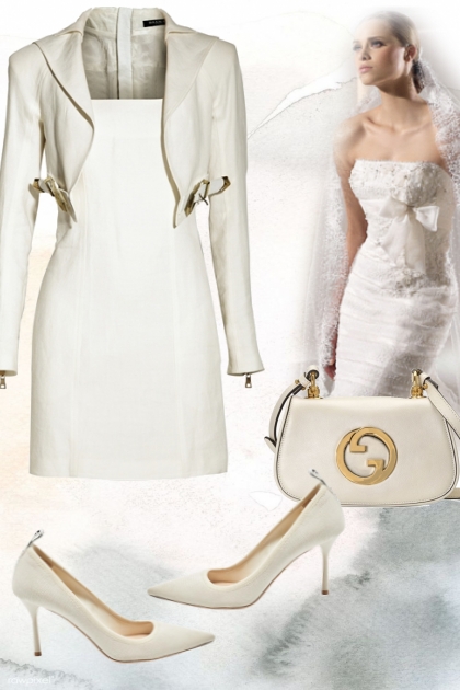 White suit 21- Combinazione di moda