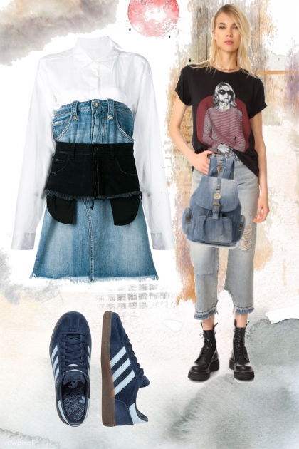 Jeans girl 2- Combinazione di moda