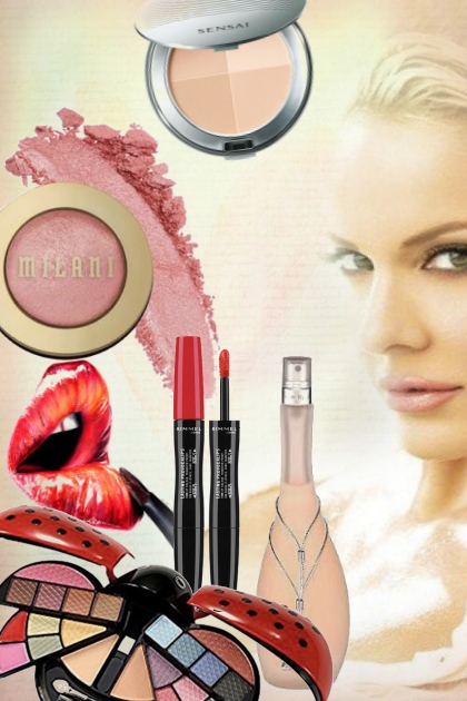 Red lipstick- Combinazione di moda