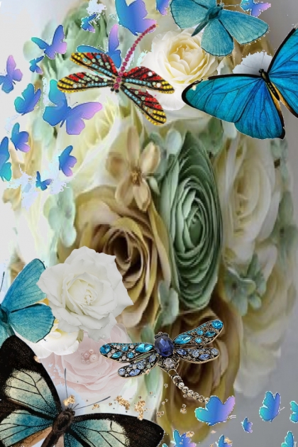 Blue butterflies 45