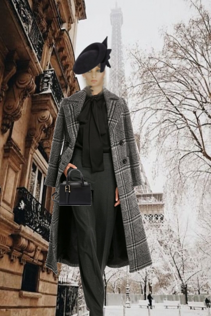 Parisian style- combinação de moda