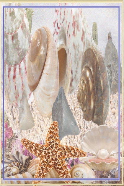 Sea shells 2- combinação de moda