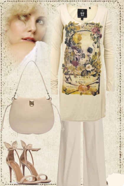 Tunic with a print- Fashion set