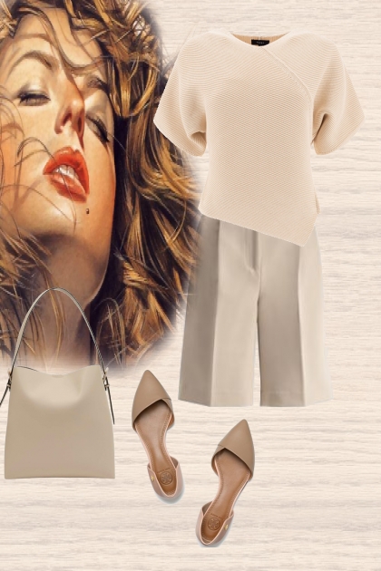 Beige for spring- Fashion set