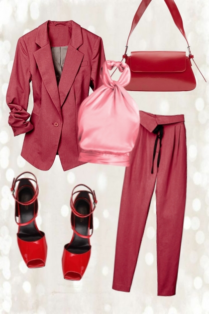 Magenta suit- Fashion set