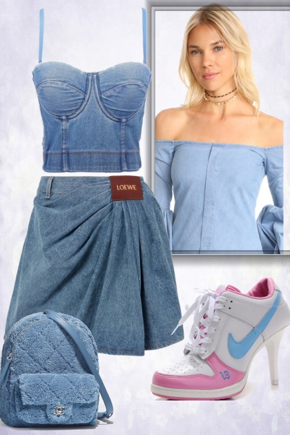 Feminine denim