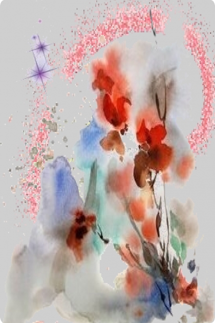 Water colour flowers 4