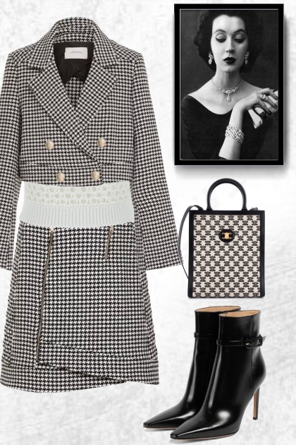 Houndstooth pattern 2- Combinazione di moda