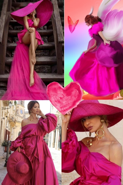 Magenta chic 21- Fashion set