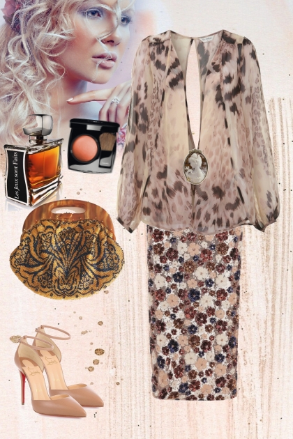 Outfit with an animal print 2