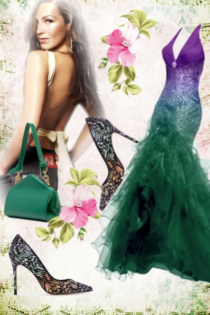 Greenish purple