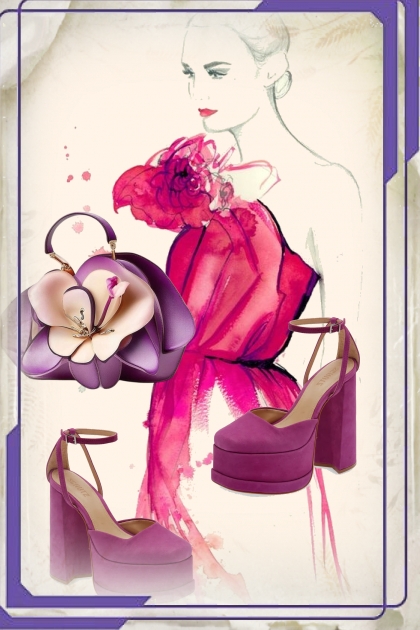 Shades of purple and magenta