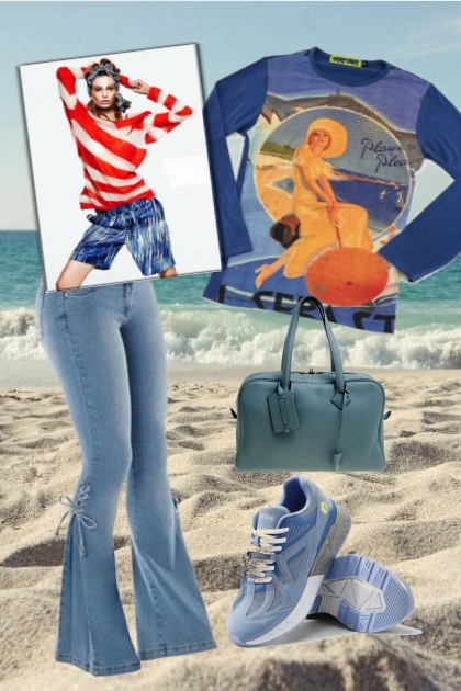 Bright jeans style