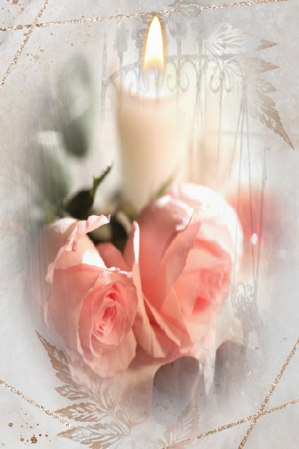 Candle in the glass- combinação de moda