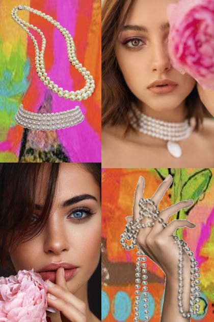 Glamorous pearls- Fashion set
