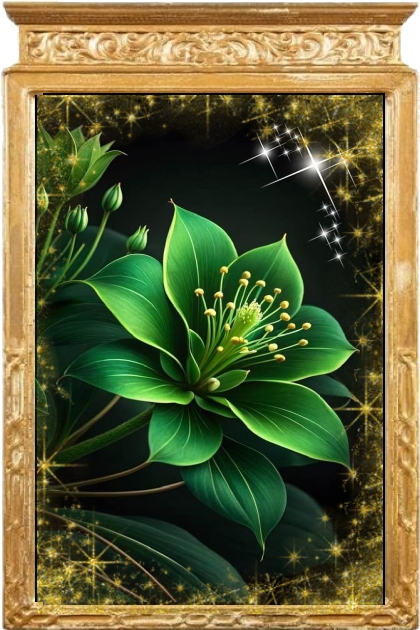 Green flower