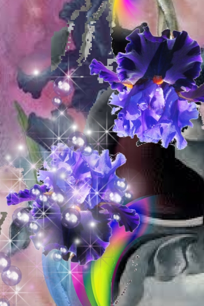 Magical irises- Fashion set