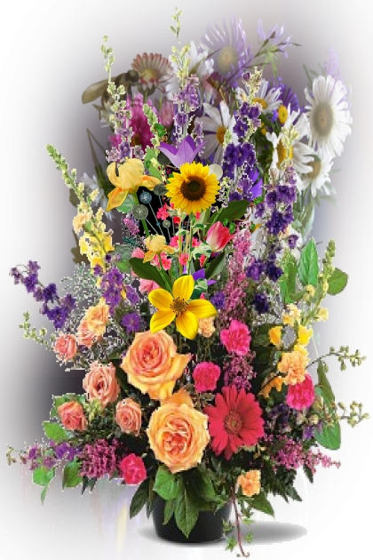 All kinds of flowers