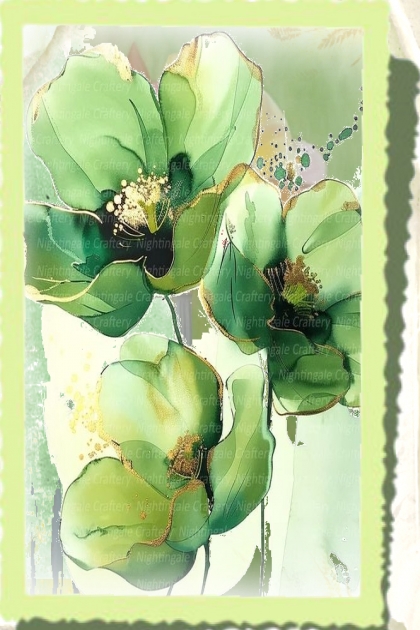 Green flowers 2