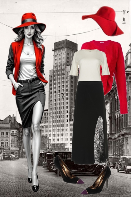 Red, black and white 2